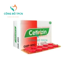 Cetirizin 10mg Armephaco - Thuốc điều trị viêm mũi dị ứng hiệu quả